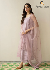 3PCs SUMMER EMBROIDERED LAWN DRESS RL-1080