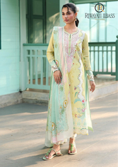 3PCs SUMMER DIGITAL PRINTED LAWN DRESS RL-1081