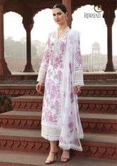 3PCs SUMMER EMBROIDERED LAWN DRESS RL-1090