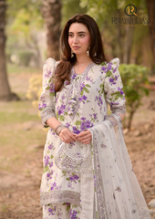 3PCs SUMMER DIGITAL PRINTED LAWN DRESS RL-1091