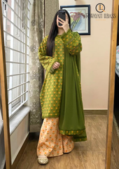 3PCs SUMMER DIGITAL PRINTED LAWN DRESS RL-1093