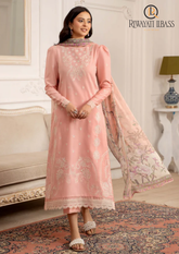 3PCs SUMMER EMBROIDERED LAWN DRESS RL-1096