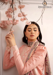 3PCs SUMMER EMBROIDERED LAWN DRESS RL-1096