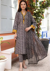 3PCs SUMMER DIGITAL PRINTED LAWN DRESS RL-1098