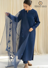 3PCs SUMMER EMBROIDERED LAWN DRESS RL-1099