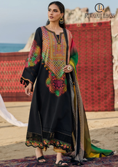 3PCs SUMMER EMBROIDERED LAWN DRESS RL-1100