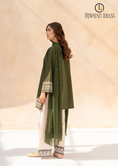 3PCs SUMMER EMBROIDERED LAWN DRESS RL-1103