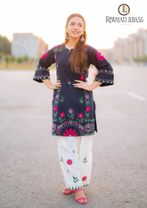2PCs SUMMER EMBROIDERED LAWN DRESS RL-1104
