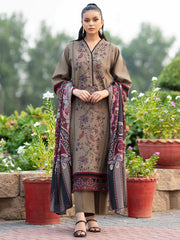 Summer Unstitched 3PCs Embroidered Lawn Dress With Diamond Monar Dupatta RL-268