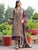 3PC Dhannak Embroidered suit with Printed Shawll-RL974