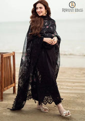 Summer Unstitched 3PC Lawn Embroidered Dress With Monar Dupatta RL-317