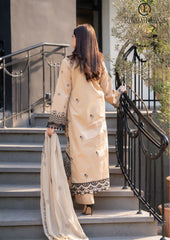 Summer Unstitched 3PCs Embroidered Lawn Dress With Embroidered Chiffon Dupatta RL-319