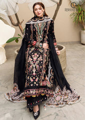 Summer Unstitched 3PCs Heavy Embroidered Lawn Dress With Embroidered Khaddi Net Dupatta RL-313