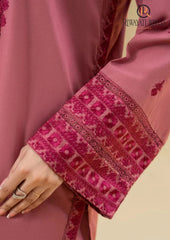 Winter Unstitched 2PCs Embroidered Dhanak Dress With Embroidered Dhanak Trouser RL-634