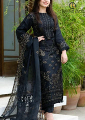 Winter Unstitched 3PCs Embroidered Dhanak Dress With Chiffon Embroidered Dupatta RL-641