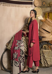 Winter Unstitched 3PCs Digital Printed Dhanak Dress With Digital Printed Dhanak Shawl RL-647