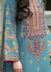 Winter Unstitched 3PCs Embroidered Dhanak Dress With Digital Printed Karandi Shawl RL-647