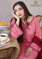 Winter Unstitched 3PCs Embroidered Dhanak Dress With Dhanak Shawl RL-650