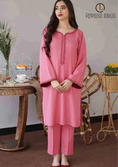 Winter Unstitched 3PCs Embroidered Dhanak Dress With Dhanak Shawl RL-650