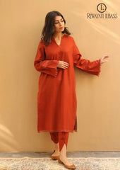 Winter Unstitched 3PCs Embroidered Dhanak Dress With Embroidered Dhanak Shawl RL-652