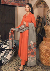 Winter Unstitched 3PCs Digital Printed Dhanak Dress With Digital Printed Dhanak Shawl RL-655