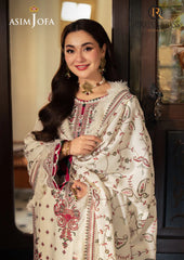 Winter Unstitched 3PCs Heavy Embroidered Dhanak Dress With Heavy Embroidered Shawl RL-707