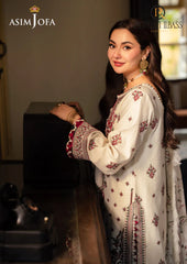 Winter Unstitched 3PCs Heavy Embroidered Dhanak Dress With Heavy Embroidered Shawl RL-707