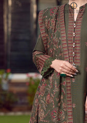 Winter Unstitched 3PCs Heavy Embroidered Dhanak Dress With Heavy Embroidered Dhanak Shawl RL-660