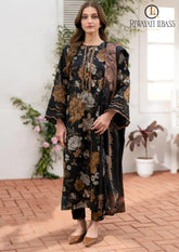 Winter Unstitched 3PCs Digital Printed Karandi Dress With Digital Printed Karandi Shawl RL-663