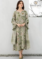 Winter Unstitched 3PCs Digital Printed Karandi Dress With Digital Printed Karandi Shawl RL-664