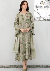 Winter Unstitched 3PCs Digital Printed Karandi Dress With Digital Printed Karandi Shawl RL-664