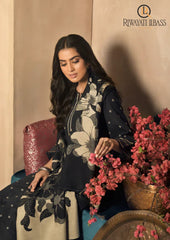 Winter Unstitched 3PCs Embroidered Dhanak Dress With Digital Printed Karandi Shawl RL-667