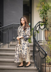 Winter Unstitched 3PCs Digital Printed Karandi Dress With Digital Printed Karandi Shawl RL-681