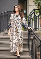 Winter Unstitched 3PCs Digital Printed Karandi Dress With Digital Printed Karandi Shawl RL-681