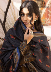 Winter Unstitched 3PCs Embroidered Dhanak Dress With Digital Printed Karandi Shawl RL-682