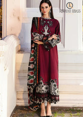Winter Unstitched 3PCs Digital Printed Karandi Dress With Digital Printed Karandi Shawl RL-684