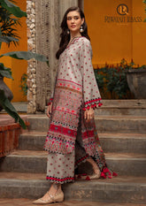 Winter Unstitched 3PCs Digital Printed Karandi Dress With Digital Printed Karandi Shawl RL-685