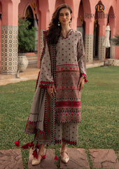 Winter Unstitched 3PCs Digital Printed Karandi Dress With Digital Printed Karandi Shawl RL-685