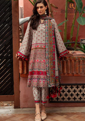 Winter Unstitched 3PCs Digital Printed Karandi Dress With Digital Printed Karandi Shawl RL-685