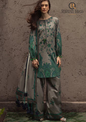 Winter Unstitched 3PCs Digital Printed Karandi Dress With Digital Printed Karandi Shawl RL-689