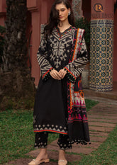 Winter Unstitched 3PCs Digital Printed Karandi Dress With Digital Printed Karandi Shawl RL-690
