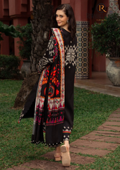 3PCs SUMMER DIGITAL PRINTED LAWN DRESS RL-690