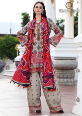 Winter Unstitched 3PCs Digital Printed Karandi Dress With Digital Printed Karandi Shawl RL-691