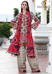 Winter Unstitched 3PCs Digital Printed Karandi Dress With Digital Printed Karandi Shawl RL-691