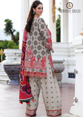 Winter Unstitched 3PCs Digital Printed Karandi Dress With Digital Printed Karandi Shawl RL-691