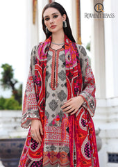 Winter Unstitched 3PCs Digital Printed Karandi Dress With Digital Printed Karandi Shawl RL-691