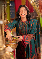 Winter Unstitched 3PCs Digital Printed Karandi Dress With Digital Printed Karandi Shawl RL-694