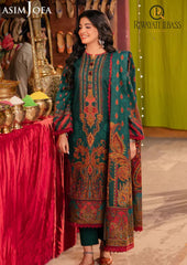 Winter Unstitched 3PCs Digital Printed Karandi Dress With Digital Printed Karandi Shawl RL-694