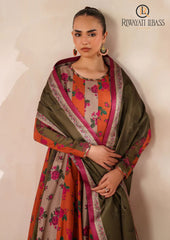 Winter Unstitched 3PCs Digital Printed Karandi Dress With Digital Printed Karandi Shawl RL-695