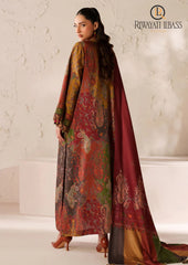 Winter Unstitched 3PCs Digital Printed Karandi Dress With Digital Printed Karandi Shawl RL-697